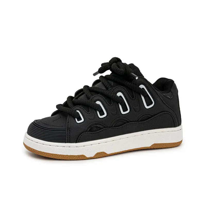 BEIER Youthful Revitalization Preppy Low Top Skateboard Shoes Unisex-7
