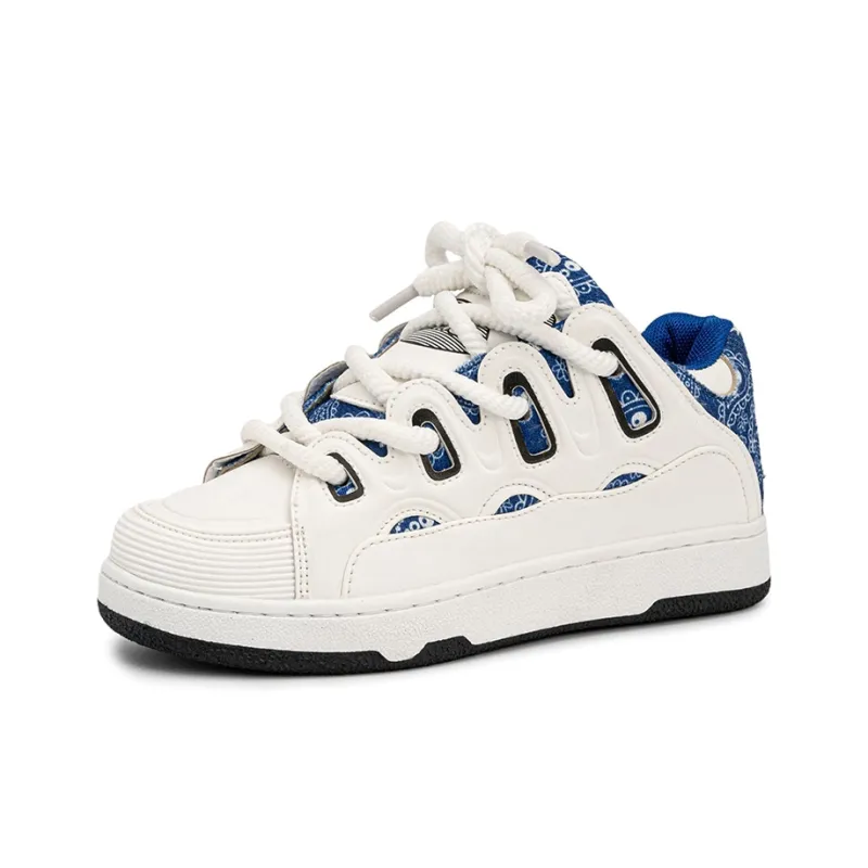 BEIER Youthful Revitalization Preppy Low Top Skateboard Shoes Unisex-2