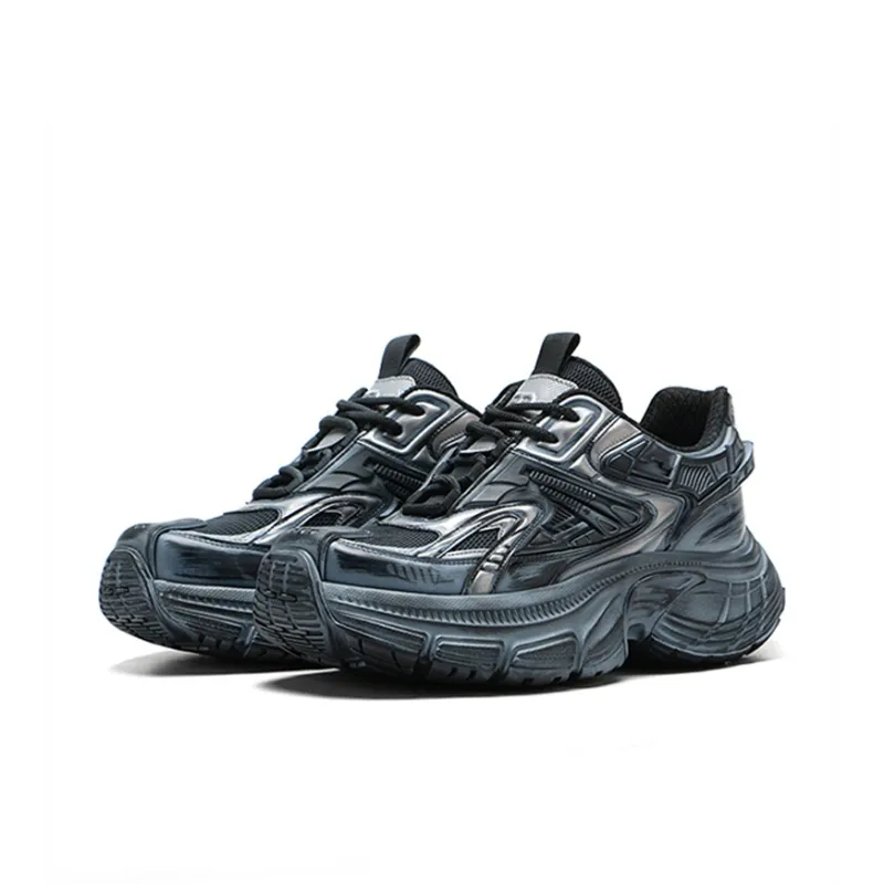 Ruomini Breathable Height Increasing Low-Top Chunky Sneakers Men's-6
