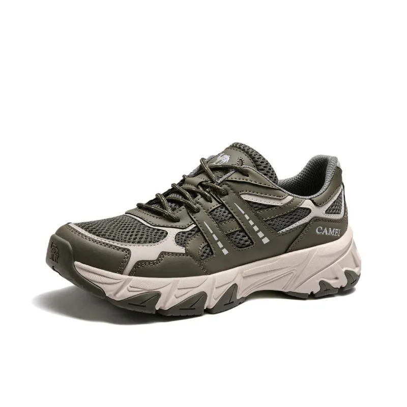 CAMEL Breathable Height Increasing Low-Top Trekking Shoes Men's-1