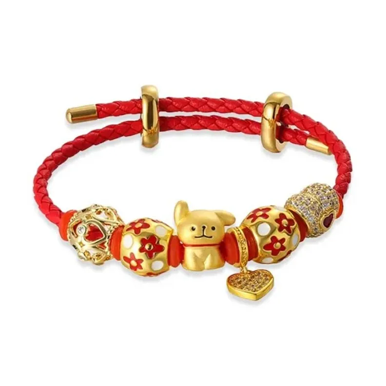 Bailijin Gold Bracelet Unisex-7
