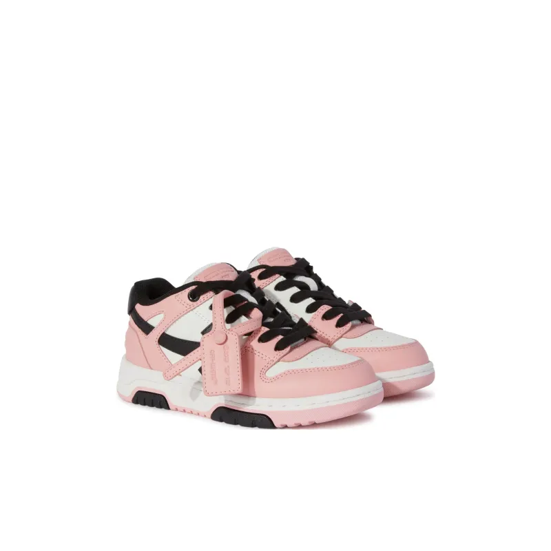 OFF WHITE Out Of Office Low Top Kids' Skateboarding Shoes Pink Kids'-1