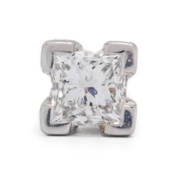 Maria Black 14K White Gold Modular Diamond Stud Earrings