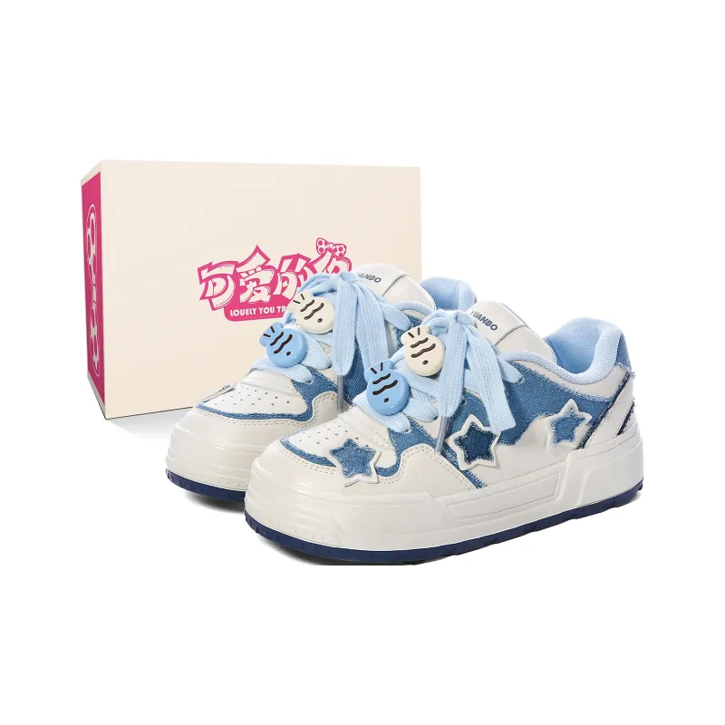 Lovely You Lightweight Anti-Slip Low-Top Skateboard Shoes Women's-24