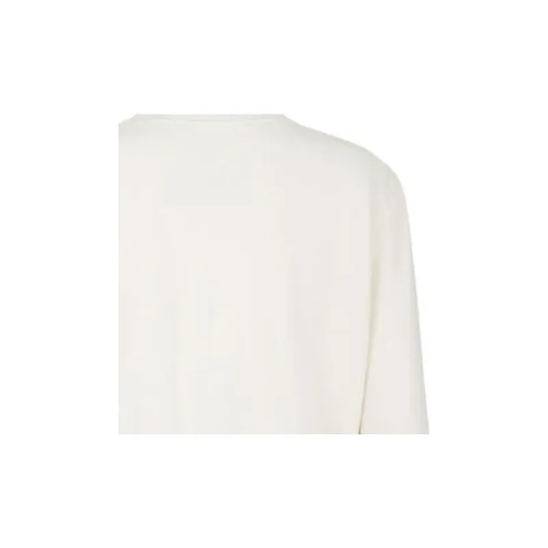 FENDI By Marc Jacobs Jersey Cropped Sweatshirt White-4