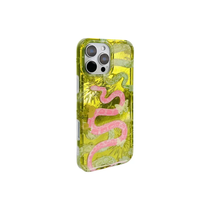 Wei Xin Acrylic Material Snake Year Charm Stand Phone Cases Compatible With IPhone 16/15 Pro Max/Apple 13/14 Pro/Max-29