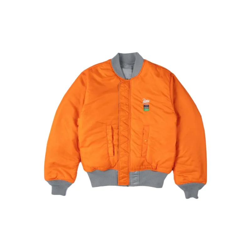 Patta X Alpha Industries Jackets Unisex Silver/Orange-2