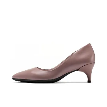 Ecco Body Shaping 45 Slim Heel Collection Cone Heel Mid Low Heel Shoes Women's Light Pink