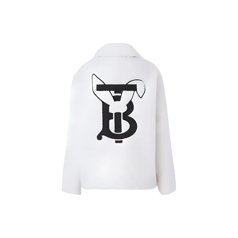 Burberry Rabbit Applique Fleece Jacket Ecru-1
