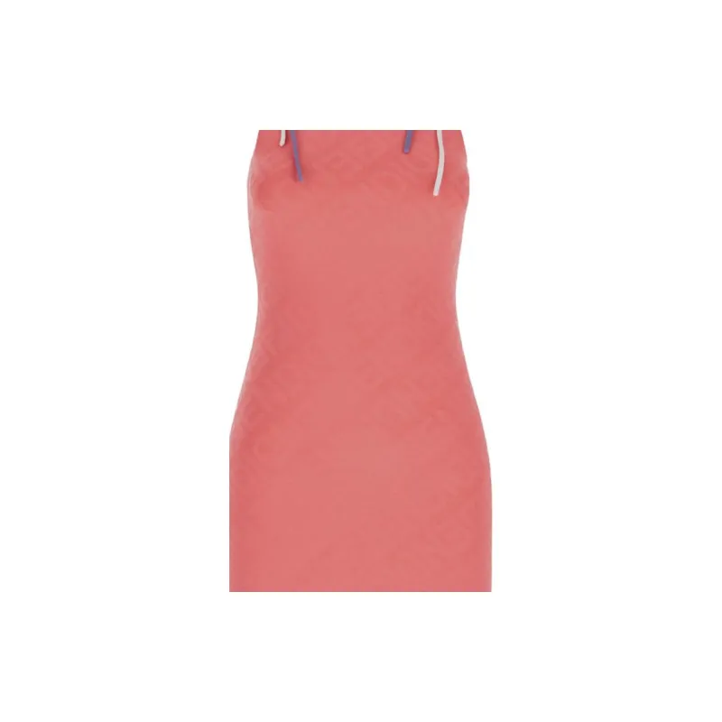 FENDI Logo Motif Midi Dress-3