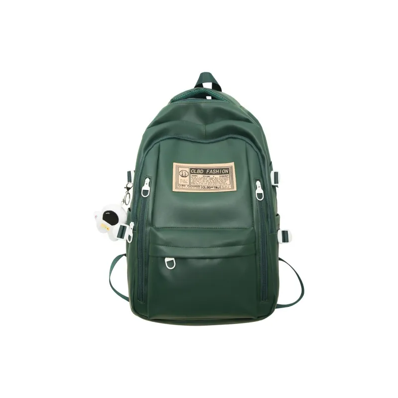 NOMK PU Laptop Bag Portable Backpack Regular Unisex Black/White/Green/Blue-9