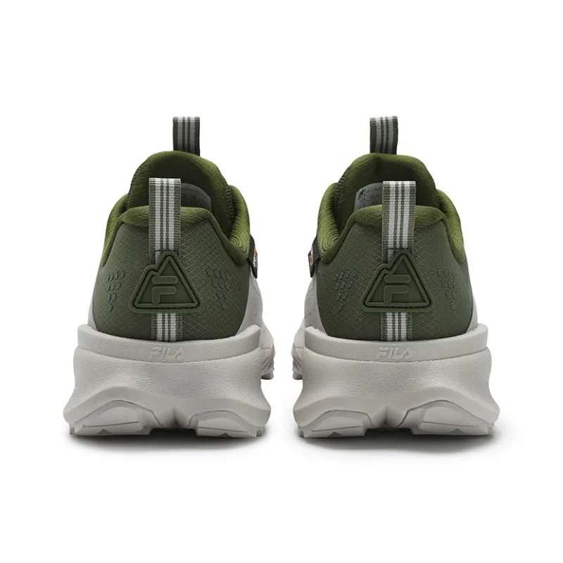 FILA Cushioning Low Top Outdoor Shoes Men's White Green-3