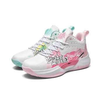 Kuding Slip Resistant Cushioning Abrasion Resistant High Top Children's Basketball Shoes Teenagers