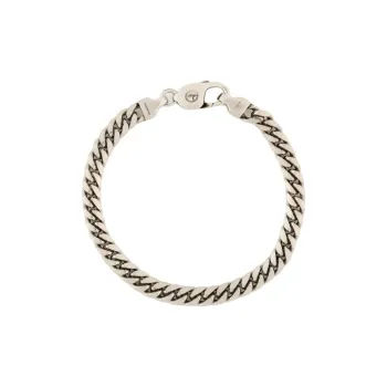 GIORGIO ARMANI 925 Sterling Silver Chain Bracelet
