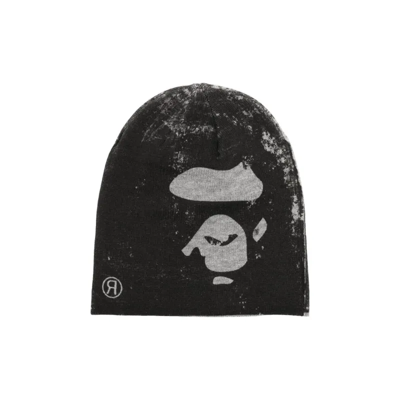 A BATHING APE Logo printed Beanie-1