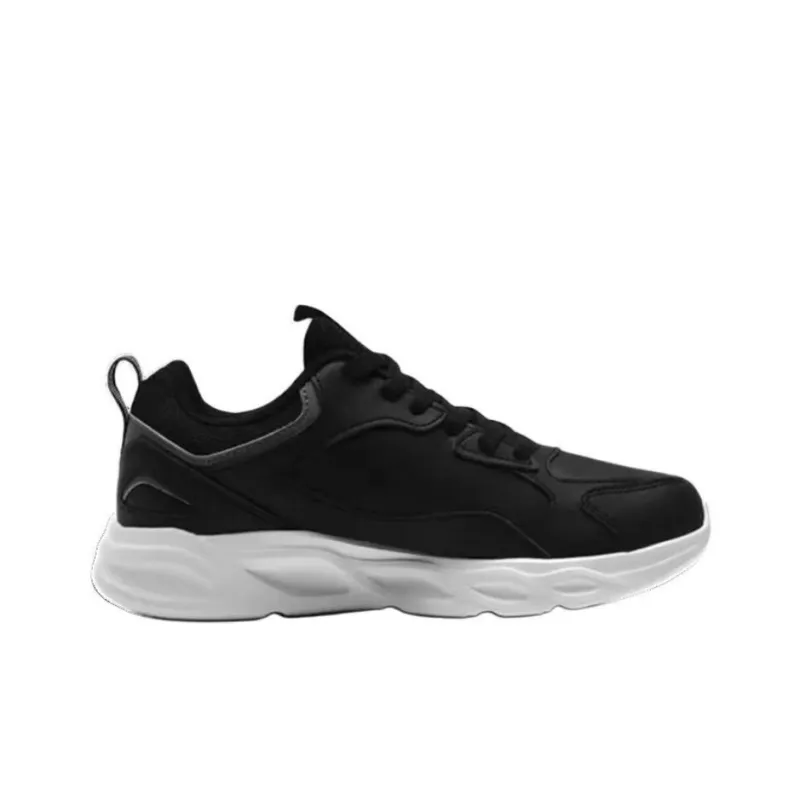 QIAODAN Wear-resistant And Lightweight Low-Top Running Shoes Men's Black-1