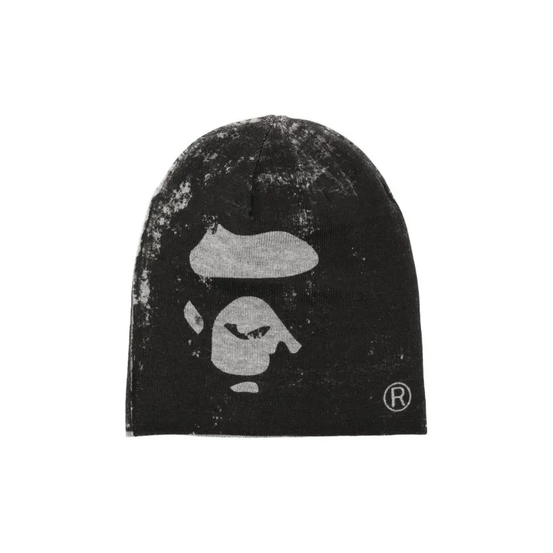 A BATHING APE Logo printed Beanie-0