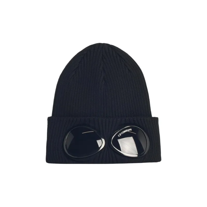 C.P.Company Cotton Beanies Men's Black-0