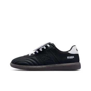 Kappa Back to Back Anti Slip Wear Resistant Low Top Skateboard Shoes Unisex Black White