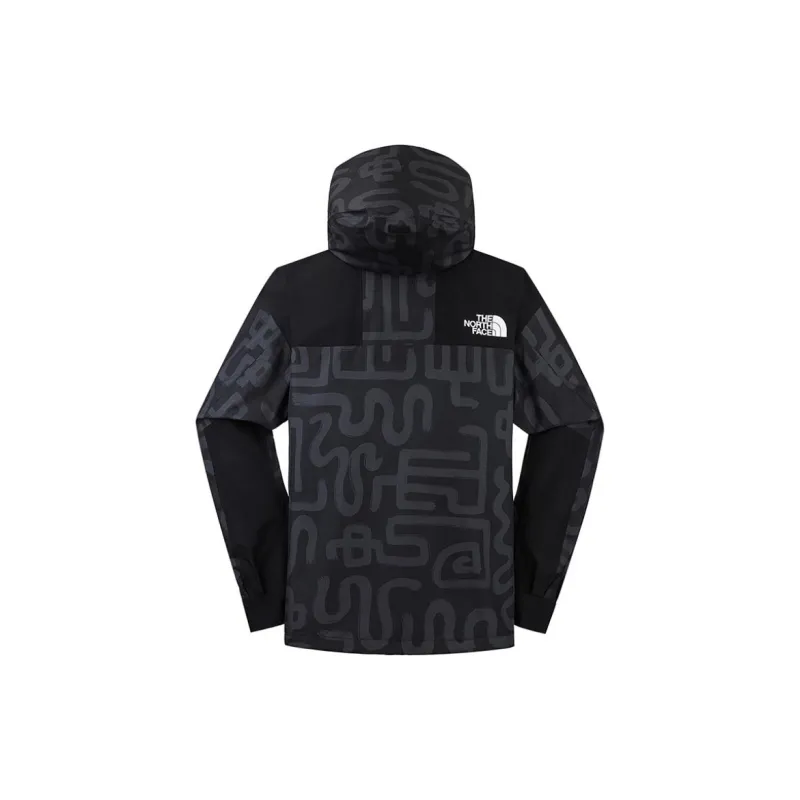 THE NORTH FACE MountainICON Windproof And Breathable Windbreaker Jacket Unisex Black-1