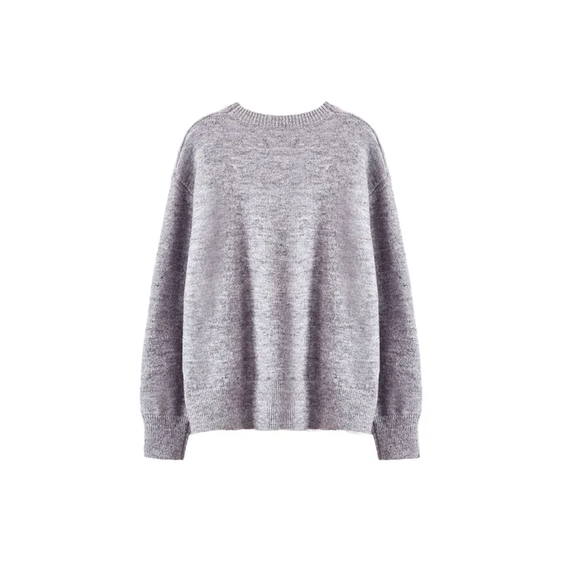 XIANGYING Sweaters Women's Gray-1
