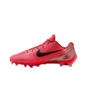 Nike Zoom Kobe 6 Anti Slip Wear Resistant Soccer Shoes Unisex Red