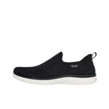 Martha Stewart x Skechers Slip Ins Anti-Slip Wear-Resistant Low-Top Casual Shoes Women's Black