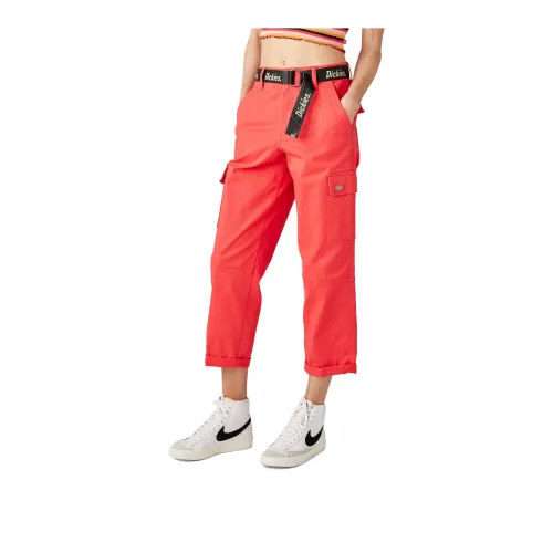 Dickies Cargo Pants Women's Red