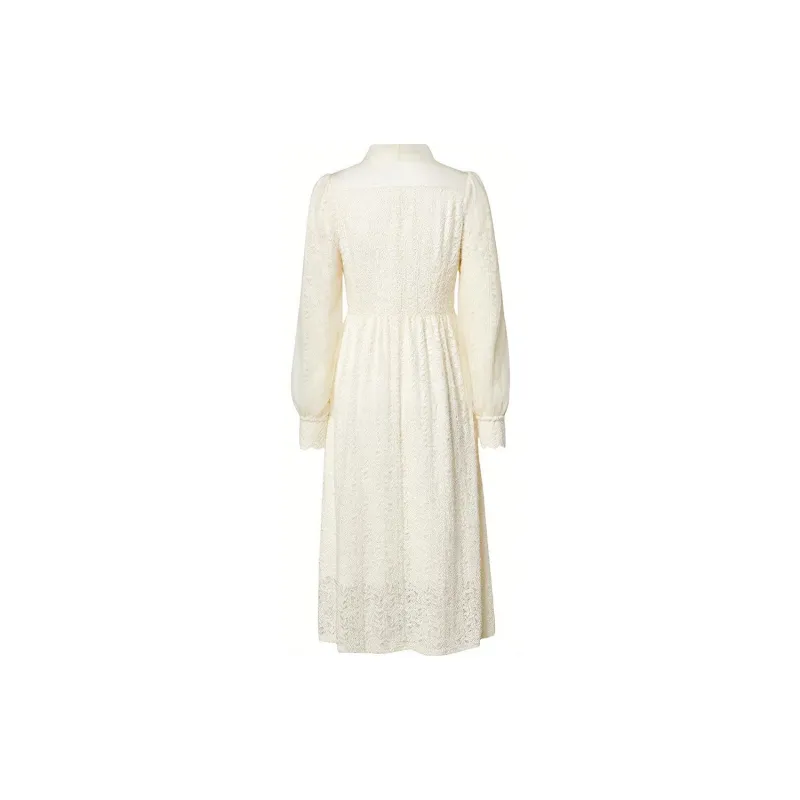 TAMMY TANGS Long Sleeved Dresses Women's Apricot-1