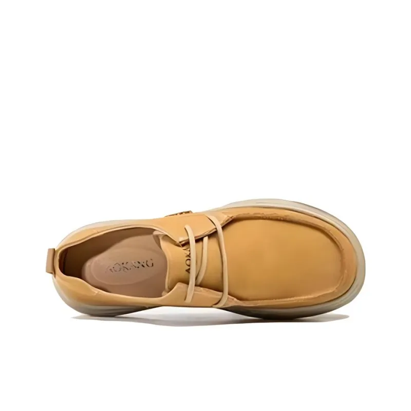 AOKANG Beanie Shoes Men's Yellow-3