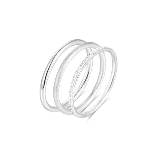 SWEET PLANET S999 Fine Silver Rings Unisex