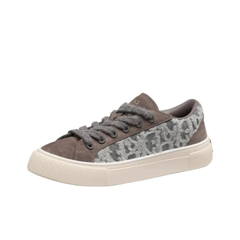 DIOR B33 Low Top Skateboard Shoes Men's Gray Limited Edition Numbered Edition-2