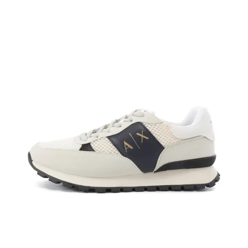 ARMANI EXCHANGEAE Low Top Casual Shoes Men's Ecru