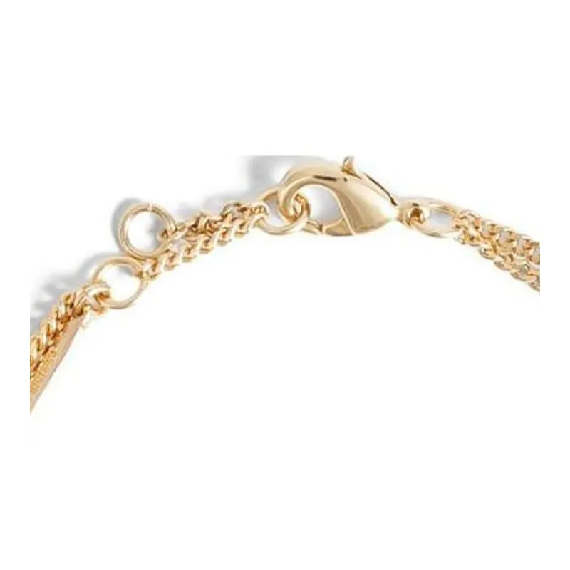 DSQUARED 2 Cross Charm Chain Linked Bracelet-2