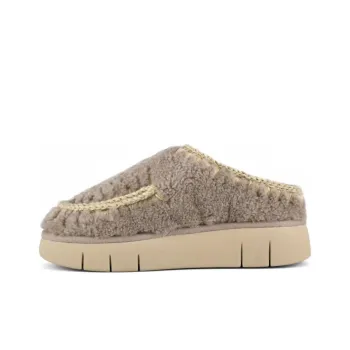MOU Bounce Clog EVA Abrasion-Resistant Wrap-toe Slippers Women's Brown