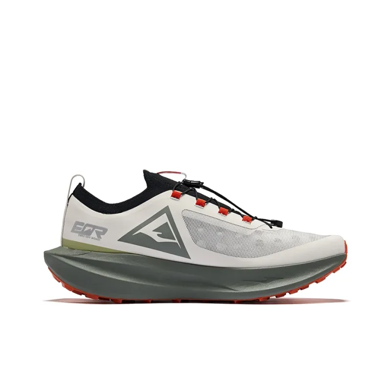 Erke Borderless PRO Running Shoes Men Low Top Gray Black Green-1