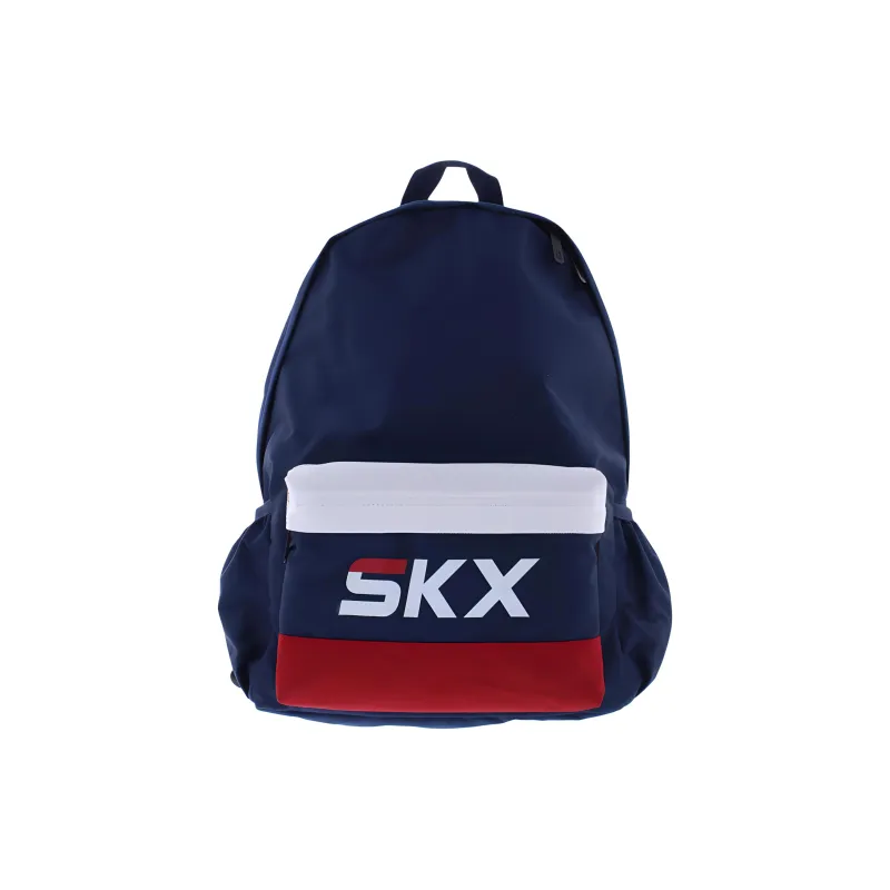 Skechers Fabric Backpack Regular Unisex Navy Blue-1