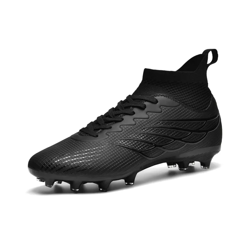 Kuding Non slip Support High Top Kids' Soccer Shoes Teenagers-1