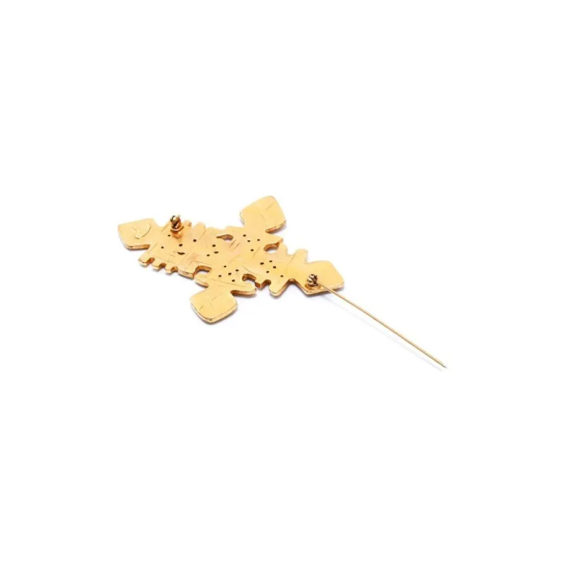 CHANEL 2004 Cc Cross Brooch-2