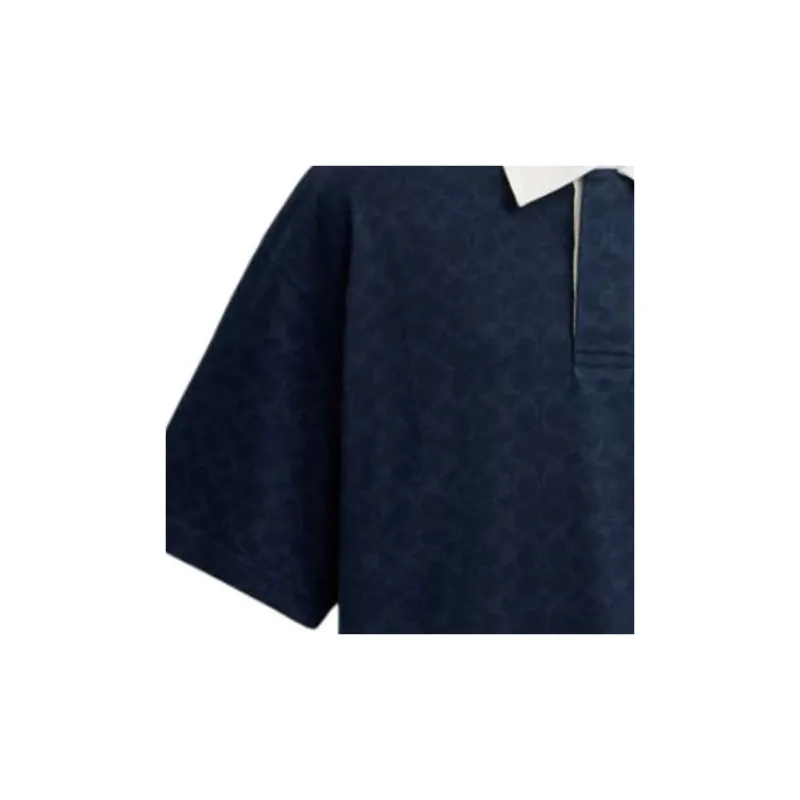 COACH Polo Shirt Men's Marine Blue-2
