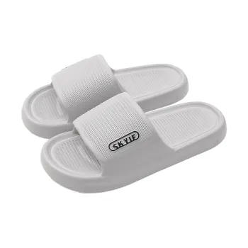 Foot Recreation Summer Home Indoor Comfortable Slip Resistant Bathroom Quiet EVA Slippers, Home Slippers, Unisex