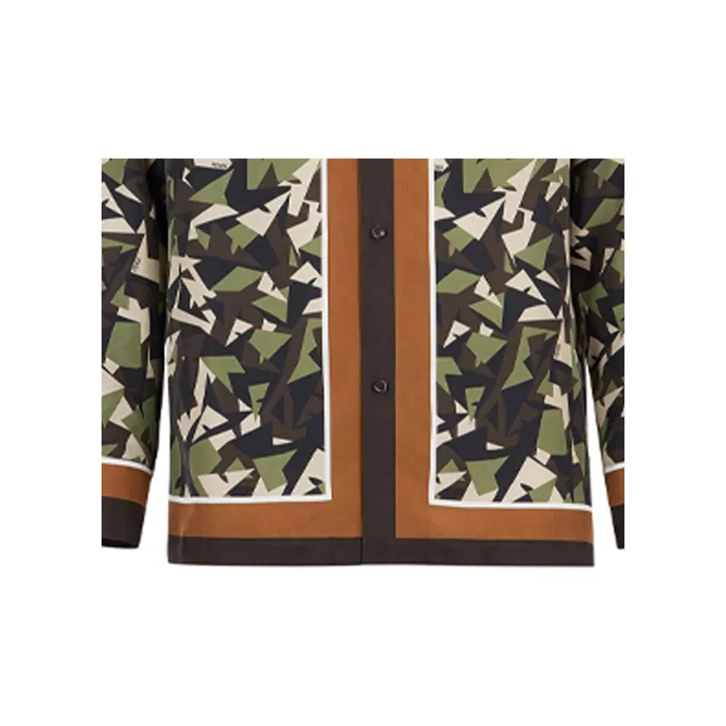 FENDI Multi Tonal Silk Shirt-3