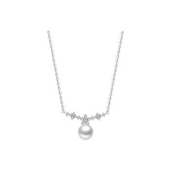 Double Happiness Gift Freshwater Pearl Necklaces Unisex