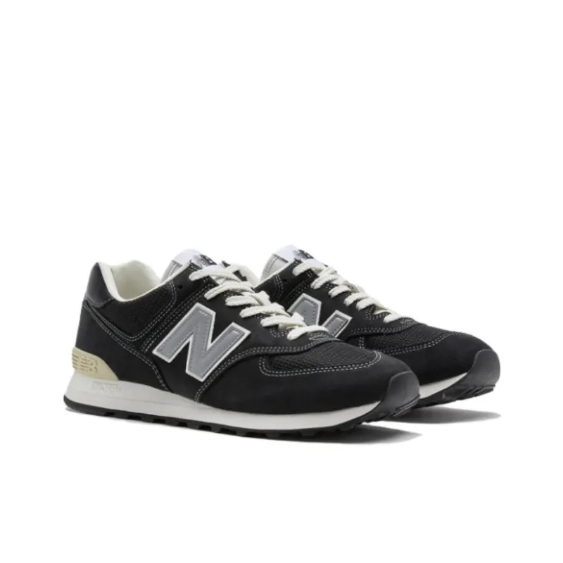 New Balance NB 574 Anti Slip Wear Resistant Low Top Casual Shoes Unisex Black-1