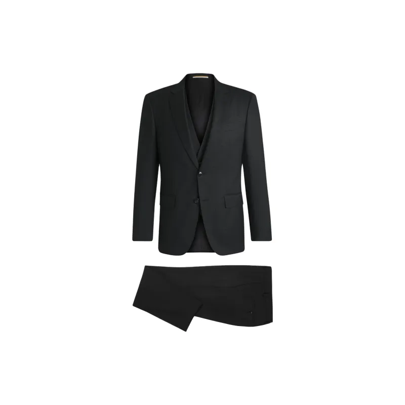 HUGO BOSS Business Suit Men's Black-1