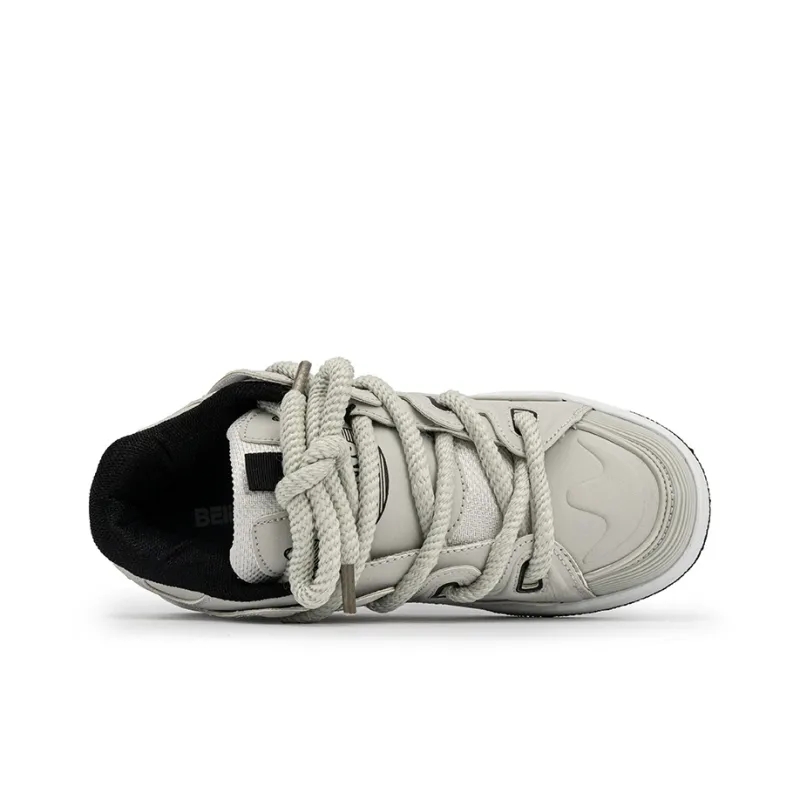 BEIER Youthful Revitalization Preppy Low Top Skateboard Shoes Unisex-13