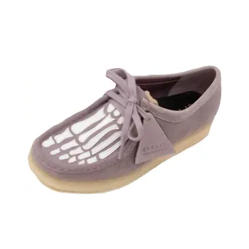 Vandy The Pink x Clarks Originals WALLABEE Ankle Boots Women's Purple