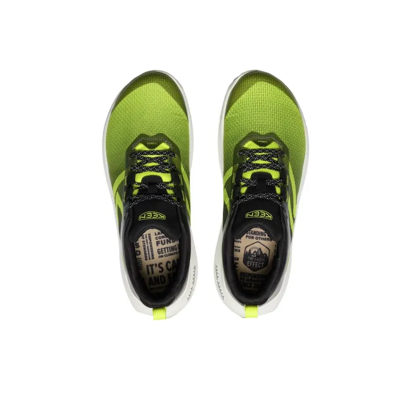 KEEN Anti Slip Wear Resistant Low Top Trail Running Running Shoes Men's Yellow Green-3