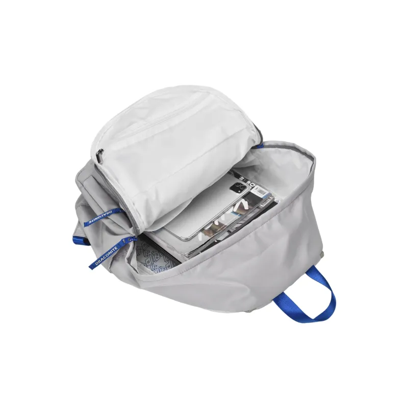 DRACONITE NASA Collaboration Polyester Students Backpack Unisex Gray-3