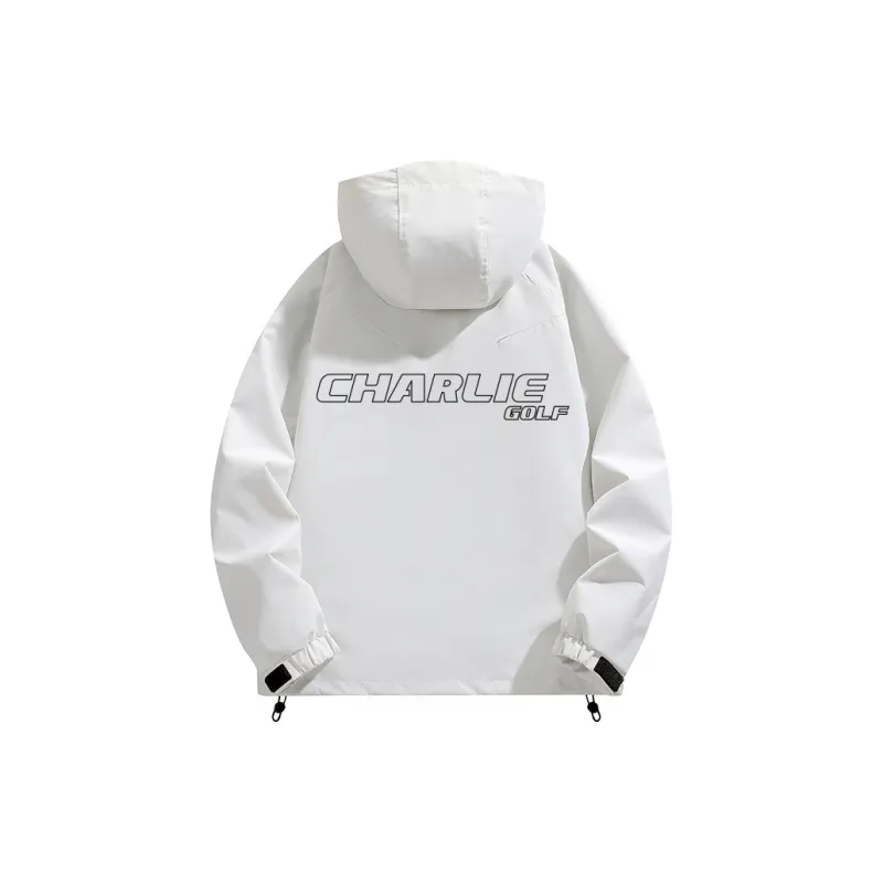 CHARLIE GOLF Waterproof, Windproof, Breathable, And Abrasion Resistant Windbreaker Jacket Unisex-4